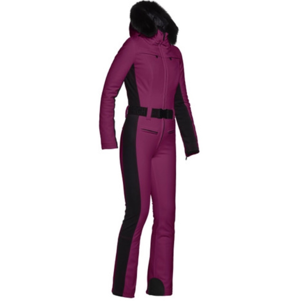 Goldbergh Women’s Parry Ski Suit with real fur.